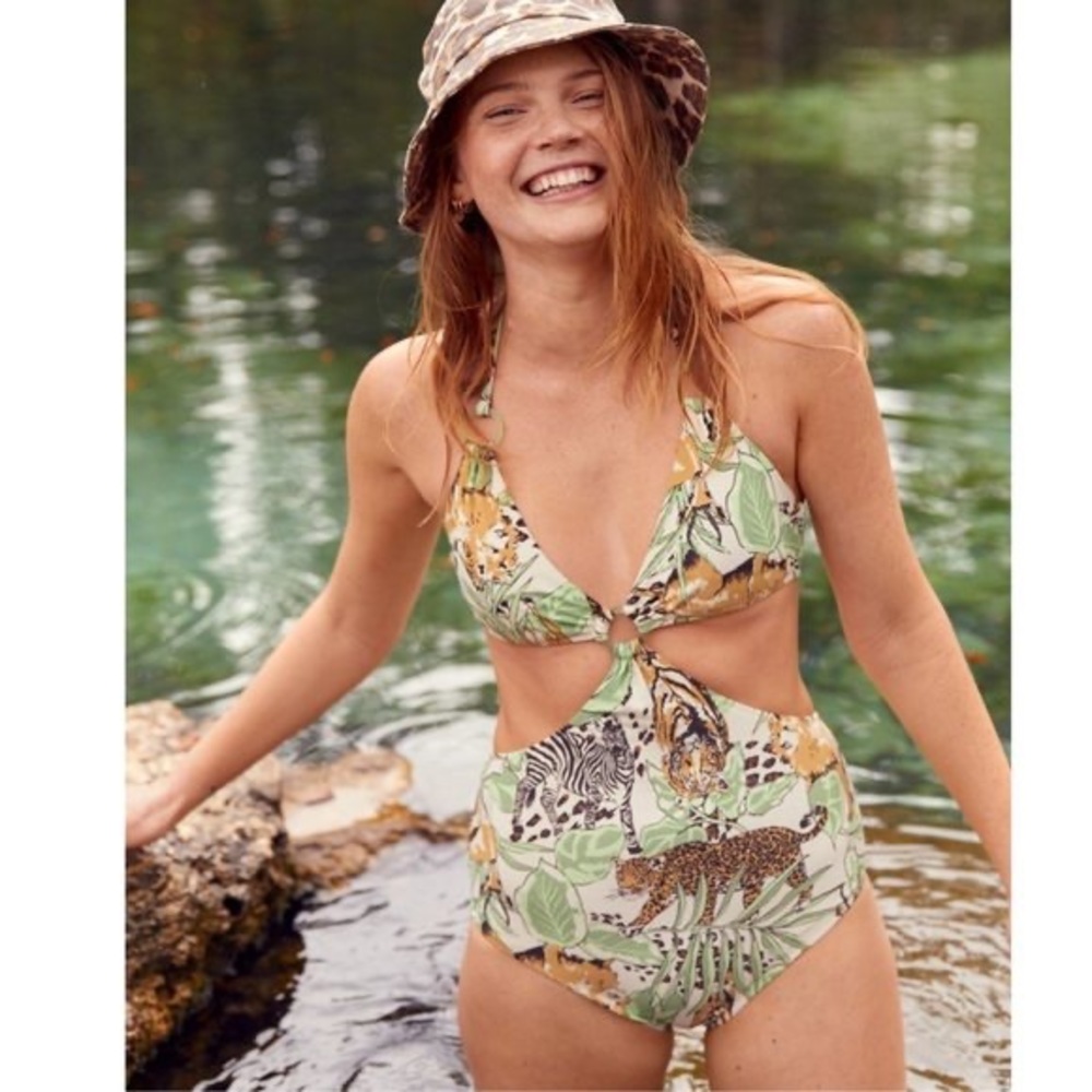Jungle bathing suit